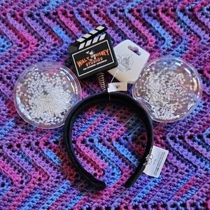 Disney Black and Silver Mickey Mouse Ears Headband